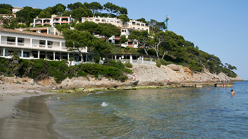 Am Strand von Canyamel