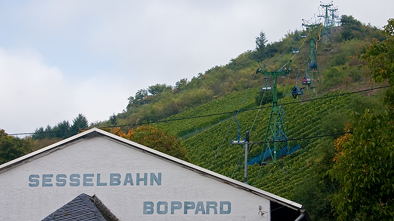 Talstation der Sesselbahn Boppard