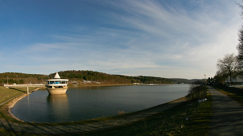 Stausee ohne Staumauer - der Twistesee