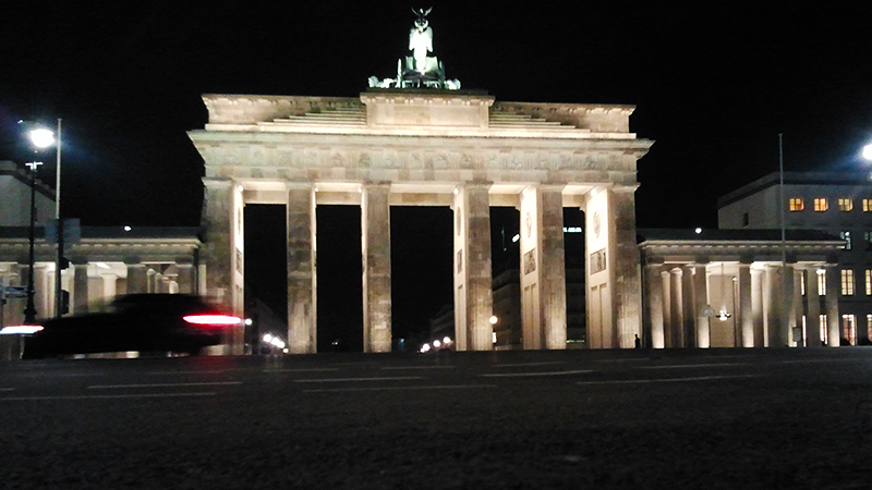 Blick von der Straße des 17. Juni