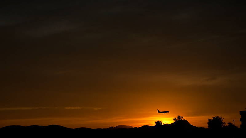 Sonnenuntergang an der Cala Estància