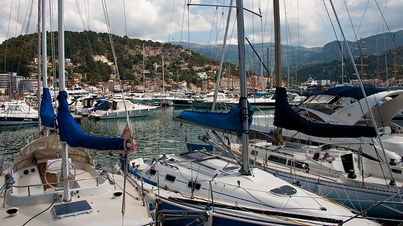 Port de Sóller - Berge und Meer