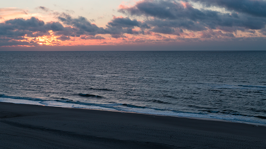 Sonnenuntergang über der Nordsee