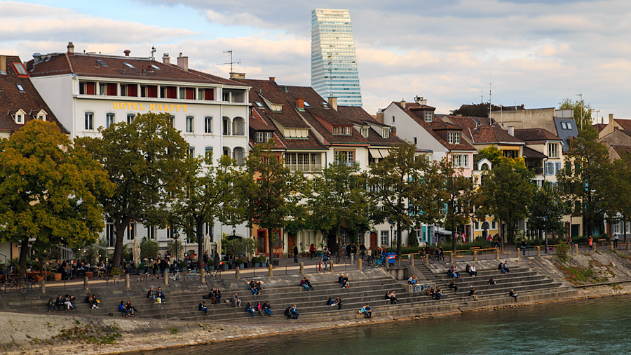 Kleinbasel mit Roche Tower