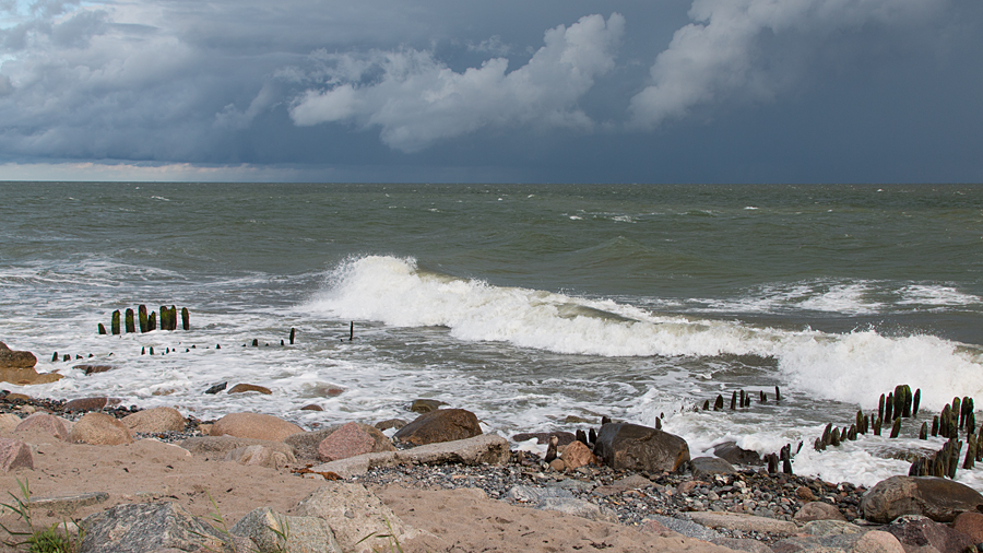 Stürmische Ostsee